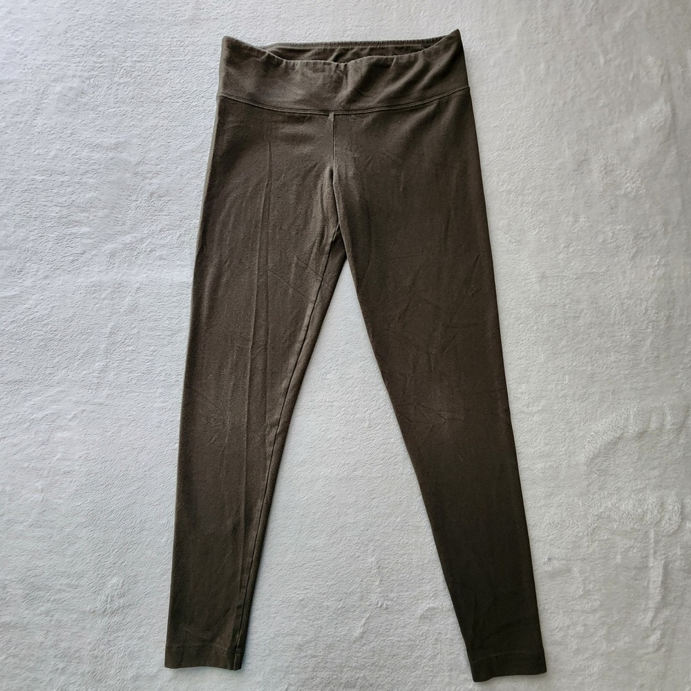 Wilfred Free Leggings Womens Medium Olive Stretch Casual Basic Earthy Forest